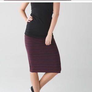 Lululemon Tube And From Skirt Cyber Red Grape Size 8
